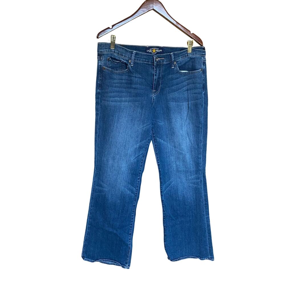 Lucky Brand Sweet’N Low Bootcut Jeans Blue 14/32 Stretch Mid Rise Women’s Denim